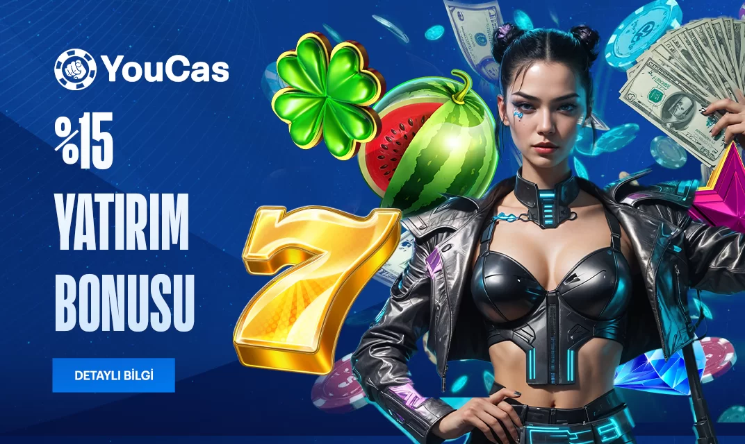 YouCas %15 yatırım bonus kampanyası