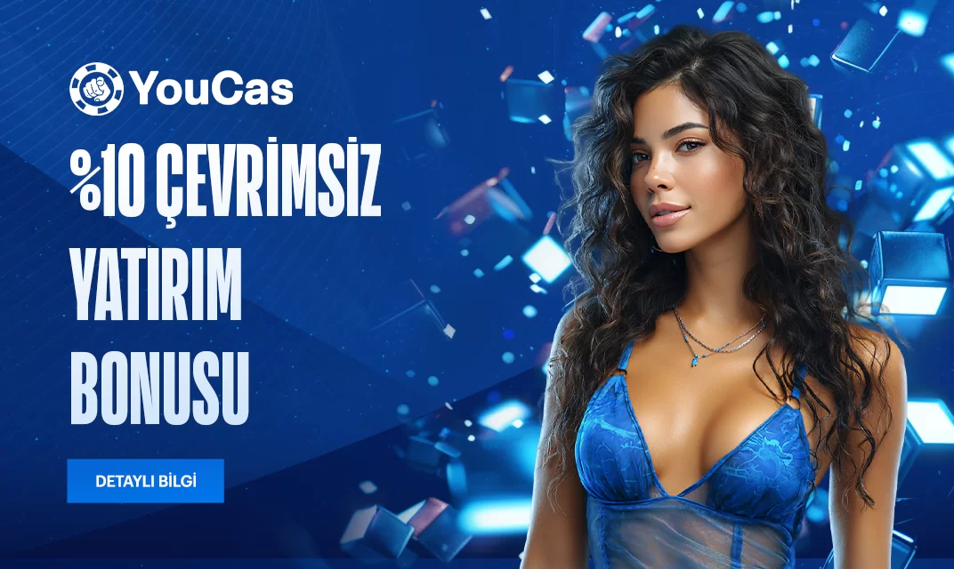 YouCas %10 çevrimsiz casino bonusu